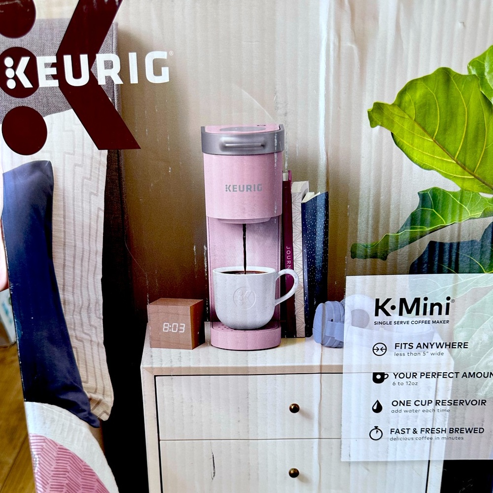 Keurig K-mini, pink NWT